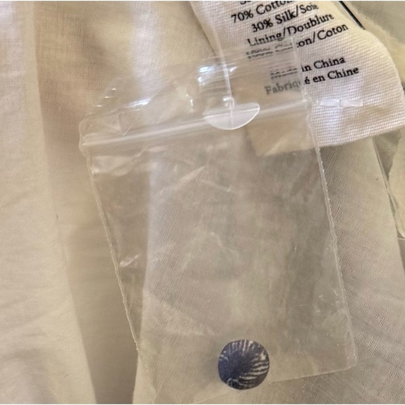 LOVESHACKFANCY Andie Floral Print Cotton Voile Midi Dress Blue Sz S - Picture 8 of 8